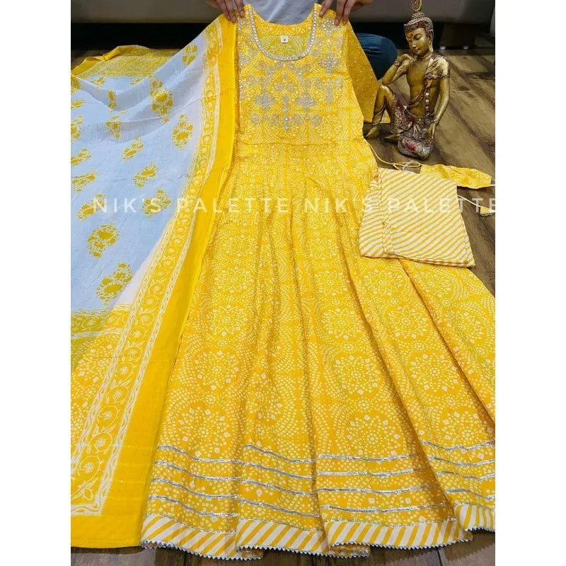 Salwar Kameez Long Gown Women Anarkali Kurta Palazzo Dupatta Kurti Party Wear